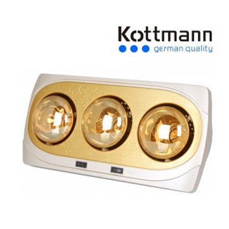 Đèn sưởi nhà tắm Kottmann 3 bóng K3BNV